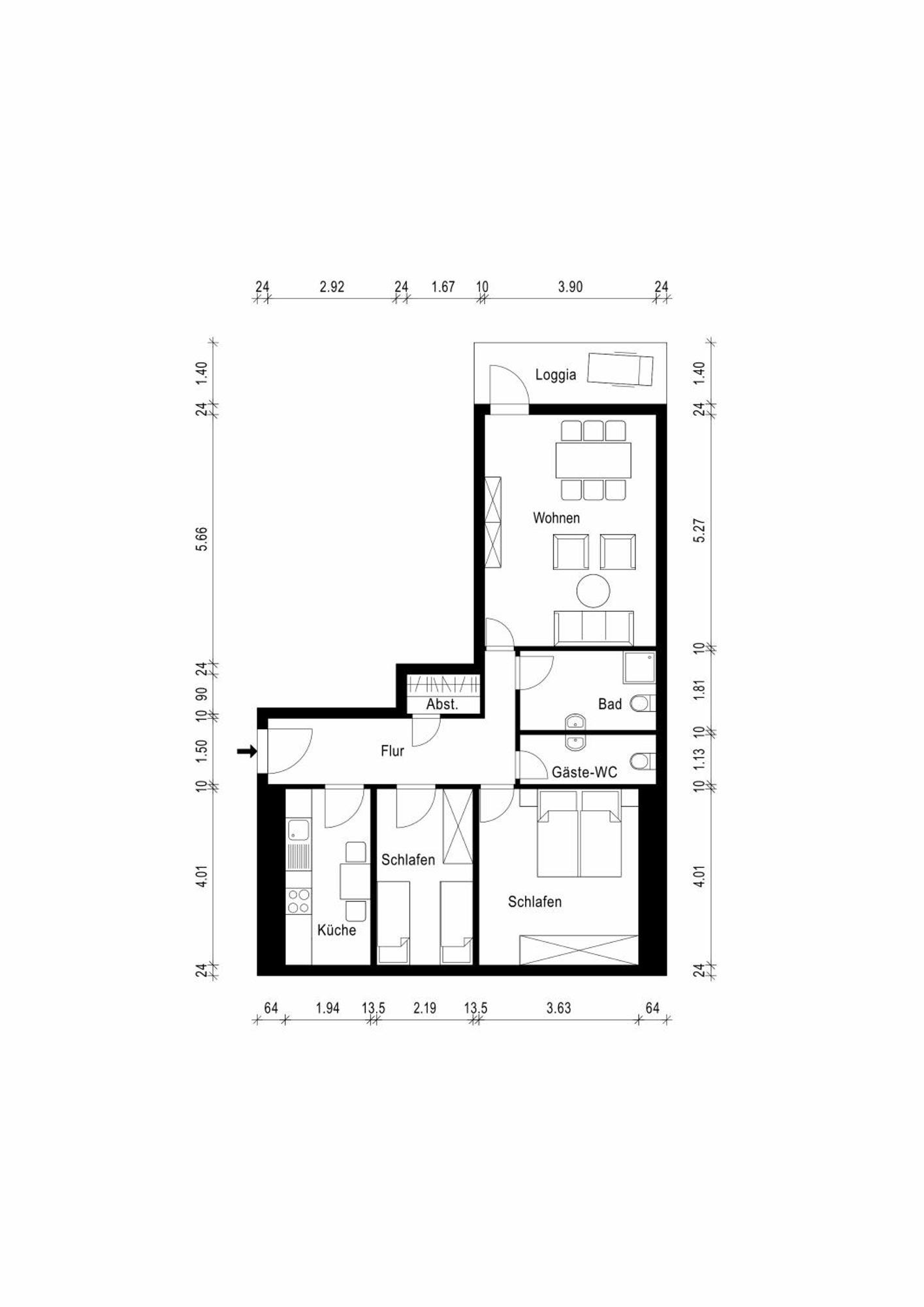 "Lilie" In Geestland-Langen, Ideal Fuer Familien & Homeoffice - Wlan & Parkplatz - 3 Zimmer, Balkon - Nahe Bremerhaven Extérieur photo